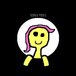 Size: 300x300 | Tagged: safe, artist:sandwich, fluttershy, g4, female, hexadecimal, solo