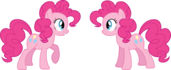 Size: 19578x8077 | Tagged: safe, artist:djdavid98, artist:intbrony, pinkie pie, earth pony, pony, g4, too many pinkie pies, .ai available, .svg available, absurd resolution, clone, multeity, pinkie clone, simple background, transparent background, vector