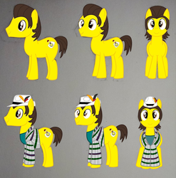 Size: 1024x1035 | Tagged: safe, artist:adkead80, oc, oc:adam, oc:adkead80, clothes, feather, hat, ponified, ponified adam, ponified artist, shirt