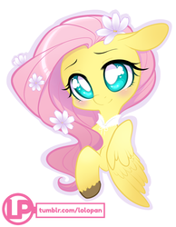 Size: 1089x1401 | Tagged: safe, artist:lolopan, fluttershy, g4, cute, female, shyabetes, solo