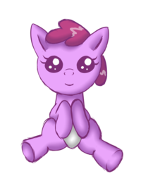 Size: 1000x1250 | Tagged: safe, artist:goldenmercurydragon, berry punch, berryshine, earth pony, pony, g4, baby, baby pony, diaper, female, foal, solo
