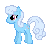 Size: 106x96 | Tagged: safe, artist:ssilverbeeze, linky, shoeshine, g4, animated, blinking, female, pixel art, simple background, solo, transparent background