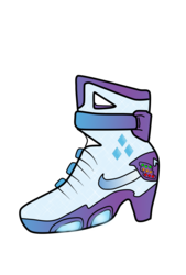 Size: 1181x1748 | Tagged: safe, rarity, g4, back to the future part 2, clothes, nike, shoes, simple background, transparent background