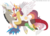 Size: 3968x2840 | Tagged: dead source, safe, artist:jaquelindreamz, discord, princess celestia, alicorn, draconequus, pony, g4, caos, duo, eris, eye contact, fangs, female, floating, frown, glare, grin, high res, hug, lidded eyes, male, mare, prince solaris, princess helia, prone, redraw, rule 63, rule 63'd rule 63, ship:dislestia, shipping, simple background, smiling, smirk, spread wings, straight, transparent background, we need to go deeper, wings, yellow sclera