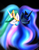 Size: 5250x6650 | Tagged: safe, artist:novaspark, princess celestia, princess luna, pony, g4, absurd resolution, duo