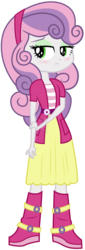 Size: 1600x4683 | Tagged: safe, artist:ex-machinart, sweetie belle, equestria girls, g4, blushing, deviantart watermark, eyeshadow, female, obtrusive watermark, simple background, solo, transparent background, vector, watermark