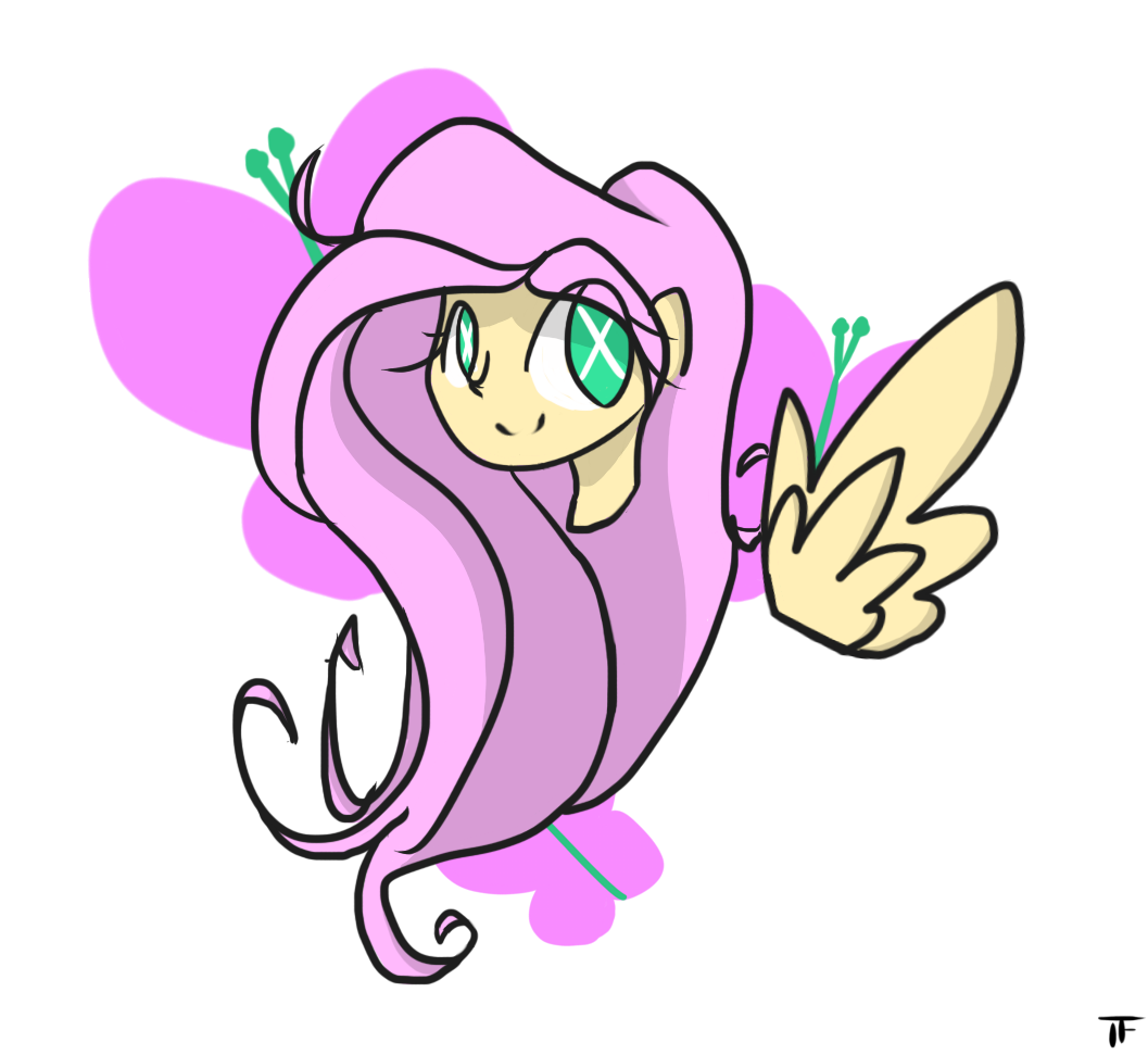 808535 Safe Artistthetessinator Fluttershy Human Female Humanized Solo Winged 