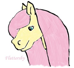 Size: 517x474 | Tagged: safe, artist:cimorene13, fluttershy, g4, female, solo