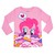 Size: 1000x1000 | Tagged: safe, pinkie pie, g4, official, clothes, cupcake, female, food, heart, kids, long sleeves, solo, t-shirt, thought bubble, welovefine