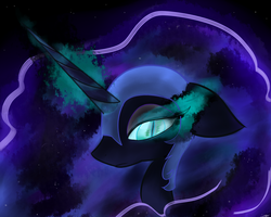 Size: 1280x1024 | Tagged: safe, artist:tractaresolidum, nightmare moon, g4, female, solo