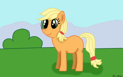 Size: 960x602 | Tagged: safe, artist:blue_shadow, applejack, g4, blank flank, female, solo