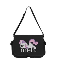 Size: 1000x1000 | Tagged: safe, sweetie belle, g4, official, bag, female, meh, messenger bag, scootie belle, simple background, solo, welovefine, white background