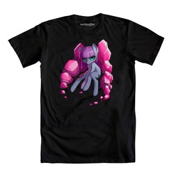 Size: 1000x1000 | Tagged: dead source, safe, maud pie, g4, maud pie (episode), official, clothes, t-shirt, welovefine, wrong cutie mark