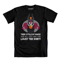 Size: 1000x1000 | Tagged: safe, artist:xkappax, lord tirek, g4, official, clothes, magic, male, solo, t-shirt, welovefine