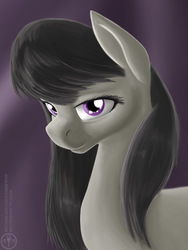 Size: 1200x1600 | Tagged: safe, artist:adalbertus, octavia melody, earth pony, pony, g4, beautiful, female, looking at you, mare, smiling, solo