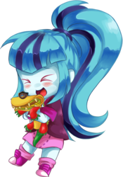 Size: 828x1184 | Tagged: safe, artist:oathkeeper21, sonata dusk, equestria girls, g4, clothes, cloudy with a chance of meatballs, cloudy with a chance of meatballs 2, cute, skirt, solo, sonatabetes, sonataco, taco, tacodile, that girl sure loves tacos, that siren sure does love tacos