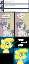 Size: 640x1400 | Tagged: safe, artist:ficficponyfic, oc, oc only, oc:golden brisk, oc:silver breeze, comic, french, goldeeze, translated in the comments