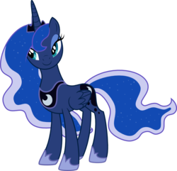 Size: 1093x1051 | Tagged: safe, artist:relaxingonthemoon, princess luna, alicorn, pony, g4, bedroom eyes, female, mare, reaction image, request, simple background, solo, svg, transparent background, vector