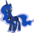 Size: 1093x1051 | Tagged: safe, artist:relaxingonthemoon, princess luna, alicorn, pony, g4, bedroom eyes, female, mare, reaction image, request, simple background, solo, svg, transparent background, vector