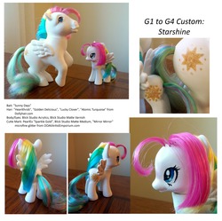 Size: 3022x3007 | Tagged: safe, artist:syncallio, starshine, g1, g4, customized toy, g1 to g4, generation leap, high res, irl, photo, toy