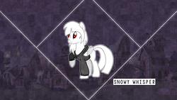Size: 1920x1080 | Tagged: safe, artist:pony3000nerd, oc, oc only, oc:snowy whisper, female, solo, vector, wallpaper