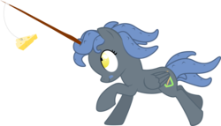 Size: 2614x1500 | Tagged: artist needed, dead source, safe, oc, oc only, earth pony, pony, blue tongue, cheese, earth pony oc, inach, inni, looking up, mascot, running, simple background, tongue out, transparent background, vector