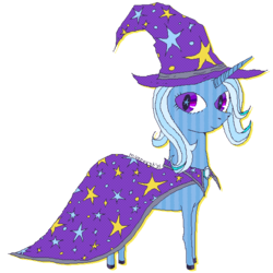 Size: 590x590 | Tagged: dead source, safe, artist:idioticbat, trixie, pony, unicorn, g4, female, mare, simple background, solo, transparent background