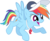 Size: 2825x2339 | Tagged: safe, artist:mit-boy, rainbow dash, flight to the finish, g4, adorkable, baseball cap, coach, cute, dork, female, hat, high res, simple background, solo, transparent background, vector, whistle