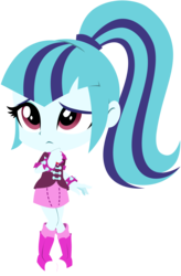 Size: 3000x4581 | Tagged: safe, artist:oathkeeper21, sonata dusk, equestria girls, g4, my little pony equestria girls: rainbow rocks, chibi, clothes, cute, female, high res, simple background, skirt, solo, sonatabetes, sonatina, transparent background, vector