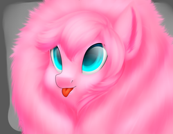 Size: 1280x989 | Tagged: safe, artist:asklaurastuff, oc, oc only, oc:fluffle puff, solo, tongue out