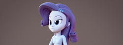 Size: 1080x396 | Tagged: safe, artist:camtwo, artist:creatorofpony, rarity, equestria girls, g4, my little pony equestria girls: rainbow rocks, 3d, blender, female, solo