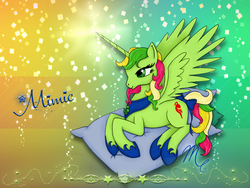 Size: 1400x1050 | Tagged: safe, artist:sunsetsovereign, mimic (g1), alicorn, pony, g1, female, race swap, solo