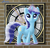 Size: 1000x952 | Tagged: safe, artist:anna-krylova, minuette, pony, unicorn, g4, clock, female, magic, smiling, solo