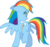 Size: 3225x3000 | Tagged: safe, artist:scourge707, rainbow dash, pegasus, pony, g4, my little pony: friendship is magic, testing testing 1-2-3, angry, butt, female, high res, mare, plot, simple background, solo, transparent background, vector