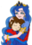 Size: 1133x1573 | Tagged: safe, artist:edcom02, artist:jmkplover, princess luna, human, spiders and magic: rise of spider-mane, equestria girls, g4, crossover, hug, humanized, male, peter parker, simple background, spider-man, spiderluna, transparent background