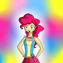 Size: 500x500 | Tagged: safe, artist:kayak94, pinkie pie, human, g4, female, humanized, solo