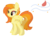 Size: 1024x768 | Tagged: safe, artist:chocolate-opals, pegasus, pony, cute, cutie mark, magical lesbian spawn, offspring, parent:fluttershy, parent:spitfire, parents:flutterfire, solo