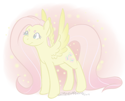 Size: 800x650 | Tagged: safe, artist:z-leppelin, fluttershy, g4, female, solo, thick eyebrows