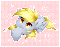 Size: 1208x938 | Tagged: safe, artist:agletka, derpy hooves, pegasus, pony, g4, female, mare, pixiv, solo