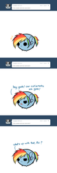 Size: 800x2400 | Tagged: safe, artist:pekou, rainbow dash, pegasus, pony, ask my little chubbies, g4, ask, chubbie, comic, cute, dashabetes, female, mare, solo, tumblr