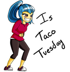 Size: 2500x2560 | Tagged: safe, sonata dusk, equestria girls, g4, my little pony equestria girls: rainbow rocks, converse, female, high res, solo, taco tuesday