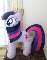 Size: 570x721 | Tagged: safe, artist:ponypassions, twilight sparkle, g4, etsy, irl, photo, plushie, solo