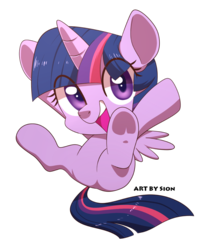 Size: 655x800 | Tagged: safe, artist:sion, twilight sparkle, alicorn, pony, g4, chibi, female, mare, simple background, solo, transparent background, twilight sparkle (alicorn), underhoof