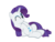 Size: 1600x1200 | Tagged: safe, artist:kuren247, rarity, g4, cute, female, raribetes, show accurate, simple background, solo, transparent background, vector, wink