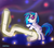 Size: 1000x870 | Tagged: safe, artist:empyu, dj pon-3, vinyl scratch, pony, g4, blue man group, female, solo