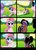 Size: 1275x1754 | Tagged: safe, artist:helenasherzblut, applejack, fluttershy, pinkie pie, rainbow dash, rarity, twilight sparkle, oc, oc:ruby crow, fanfic:silent ponyville, g4, comic, lost memories