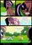 Size: 763x1047 | Tagged: safe, artist:helenasherzblut, applejack, fluttershy, pinkie pie, rainbow dash, twilight sparkle, oc, oc:ruby crow, fanfic:silent ponyville, g4, comic, hug, lost memories