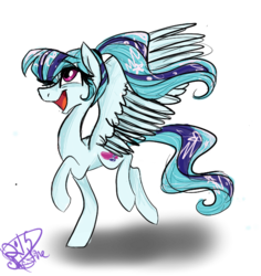Size: 617x653 | Tagged: safe, artist:peanutbuttersqaures, sonata dusk, pony, g4, female, solo