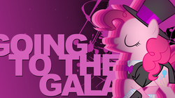 Size: 1920x1080 | Tagged: safe, artist:juakakoki, artist:thehellbean, pinkie pie, earth pony, pony, g4, clothes, female, hat, mare, shoes, solo, top hat, tuxedo, vector, wallpaper