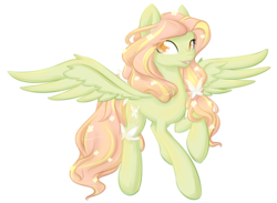 Size: 3000x2200 | Tagged: safe, artist:piichu-pi, oc, oc only, oc:fauna flitter, pegasus, pony, female, flower, high res, mare, simple background, solo, transparent background